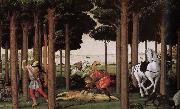 Sandro Botticelli Follow up sections of the story oil on canvas